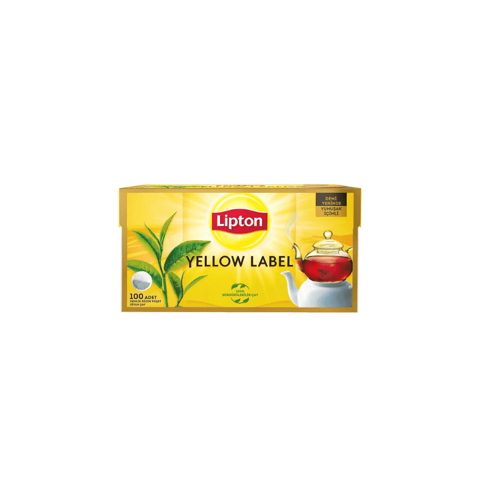 Lipton Yellow Label Demlik Poşet Çay 100'lü