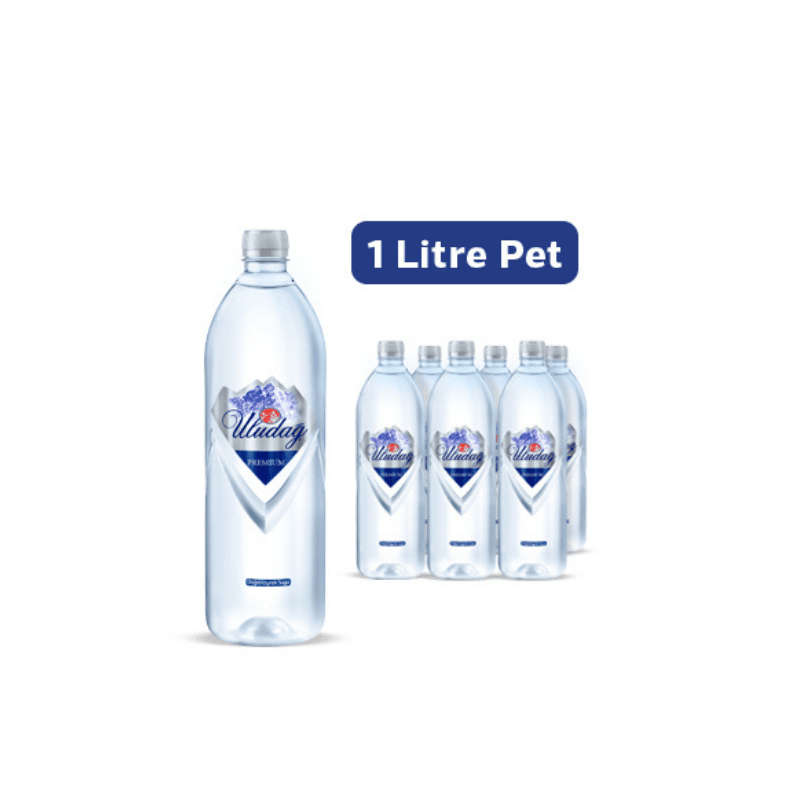 Uludağ Premium 1 lt Pet Su (12'li Paket)