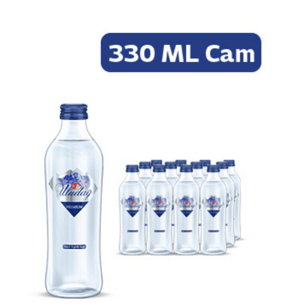 Uludağ 330 ml Cam Su (12 Adet)