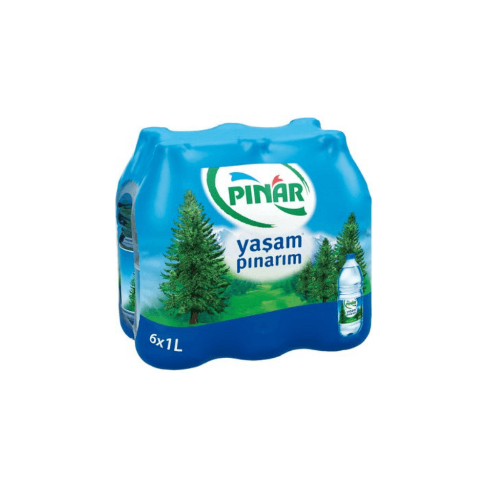 Pınar 1 lt Pet Su (6 Adet)