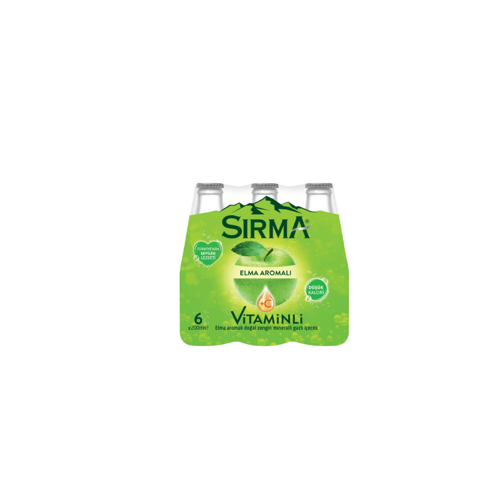 Sırma C+Plus Elmalı 200 ml (6'lı Paket)