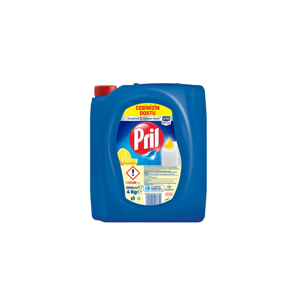 Pril Sıvı Bulaşık Deterjanı Limon 4 kg