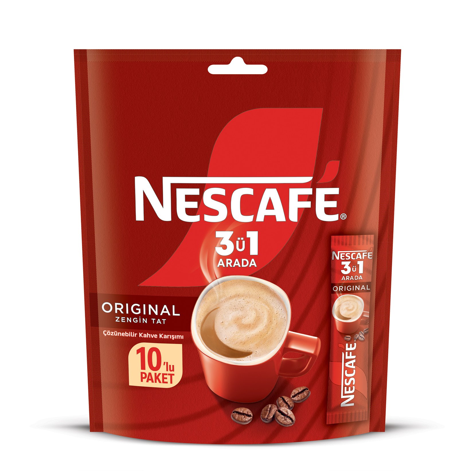 Nescafe 3'ü 1 arada 10'lu Paket